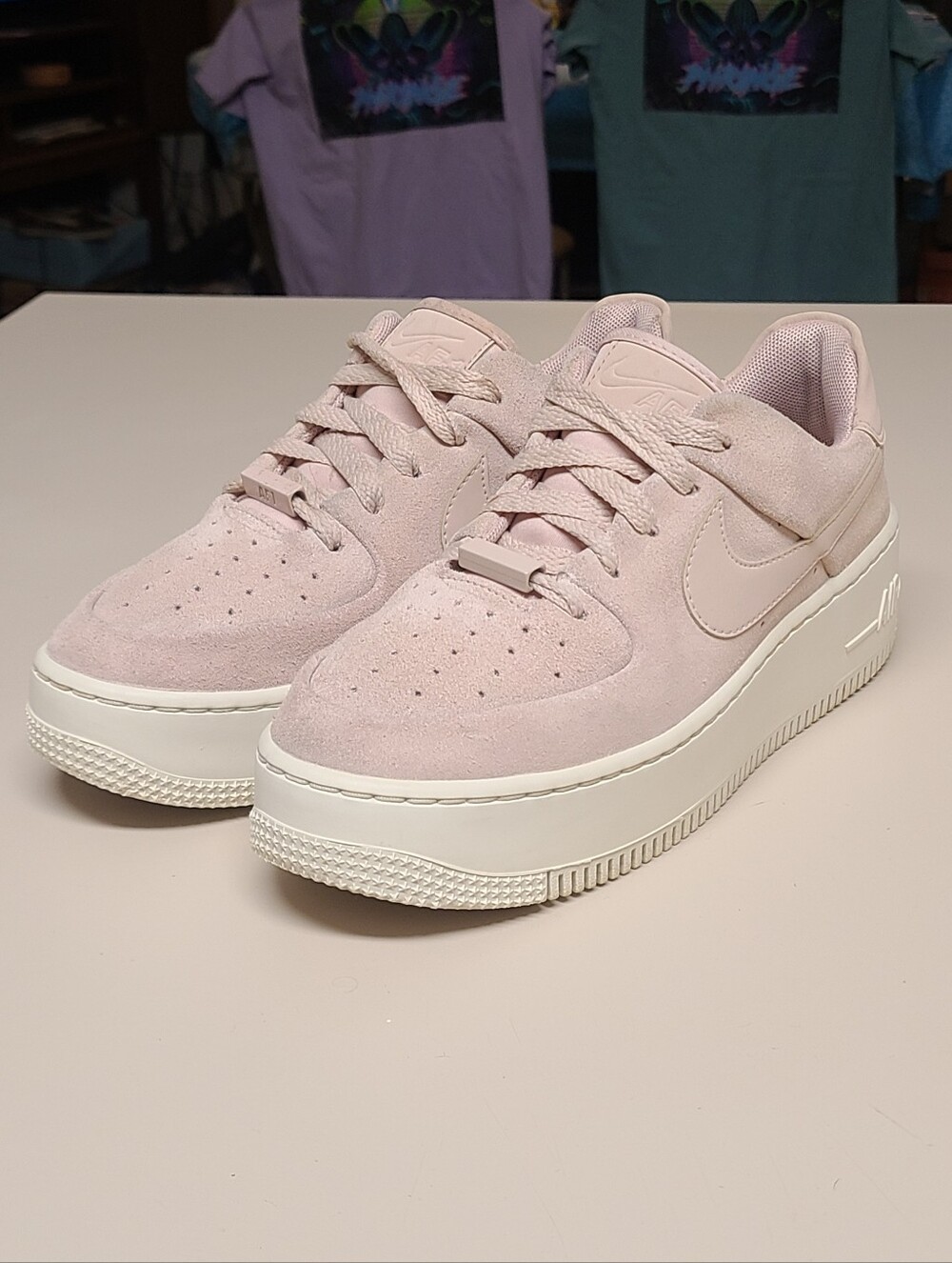 Nike Air Force 1 Low Particle Beige casual low top sneakers size 7.5